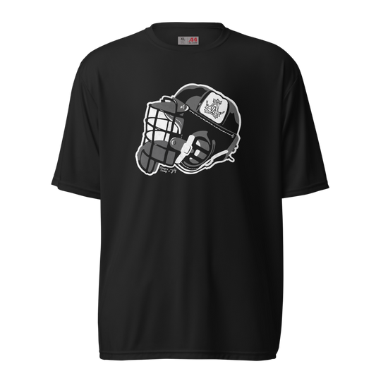 Performance Vintage Lacrosse Helmet Shirt T-Shirt Stringers Society Lacrosse