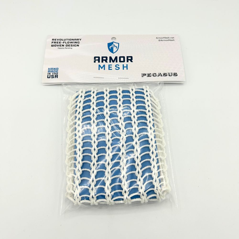Armor Mesh Men's Pegasus Lacrosse Mesh (White) Lacrosse Mesh Armor Mesh