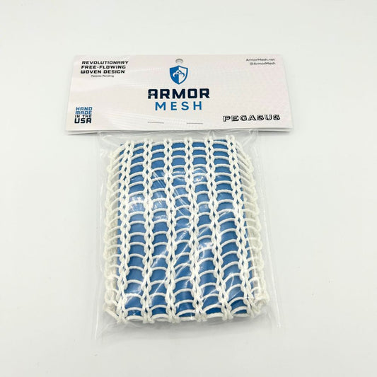 Armor Mesh Men's Pegasus Lacrosse Mesh (White) Lacrosse Mesh Armor Mesh