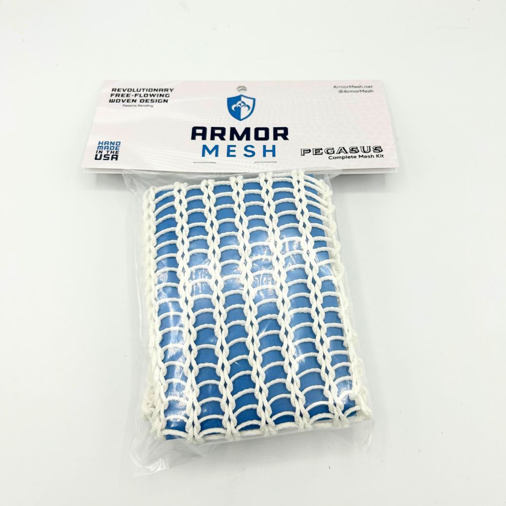 white armor mesh men's pegasus stringing kit