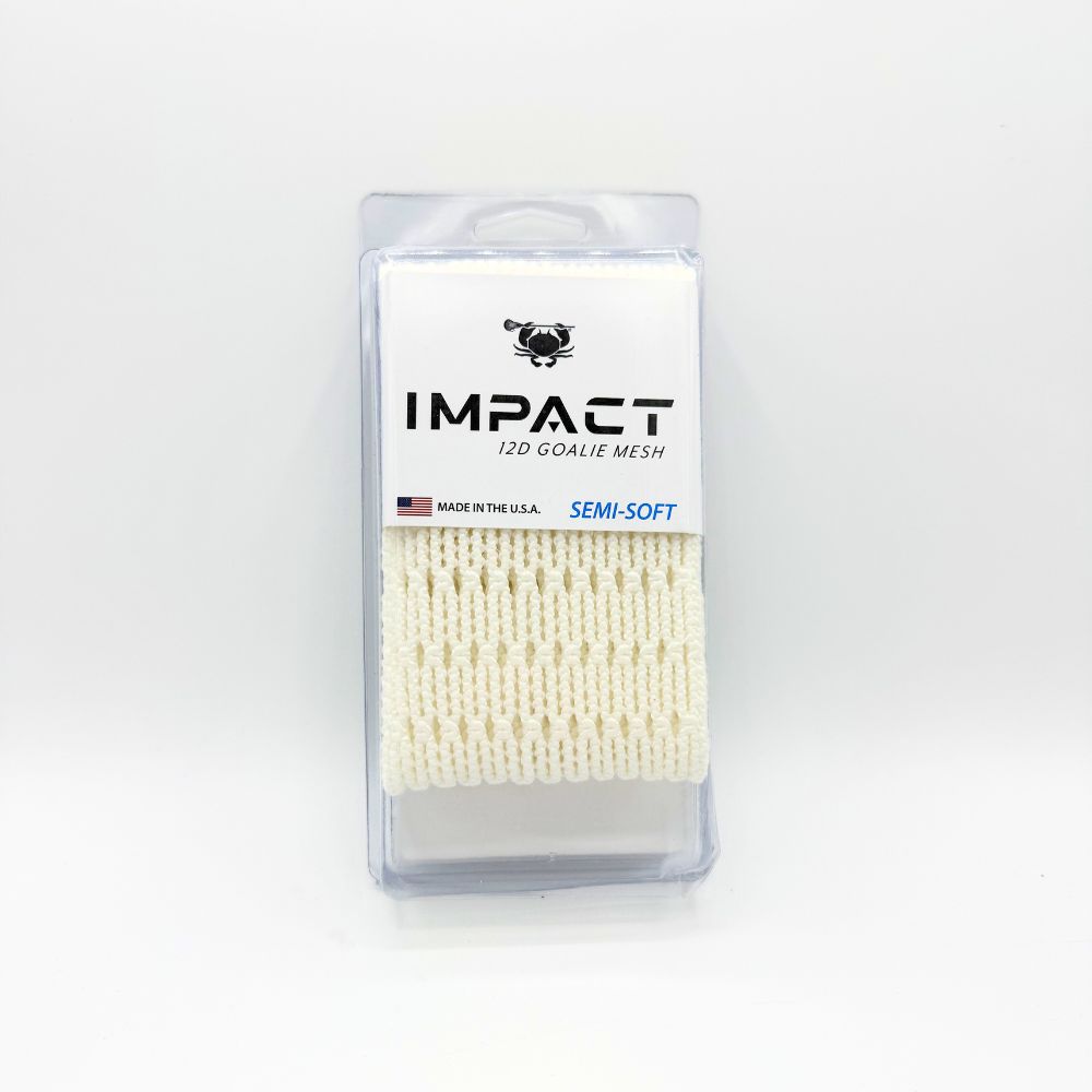 ECD Impact 12D Lacrosse Goalie Mesh Semi-Soft Lacrosse Mesh ECD Lacrosse
