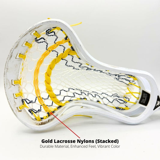 Gold Lacrosse Nylon Lacrosse Shooting Cord LaxRoom