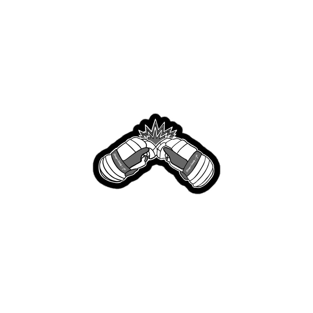 Lacrosse Glove Brotherhood Sticker