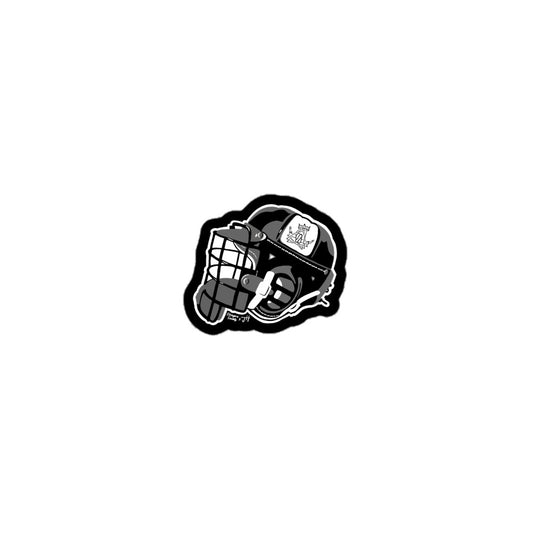 Vintage Lacrosse Helmet Sticker 4″×4″ Sticker Stringers Society Lacrosse