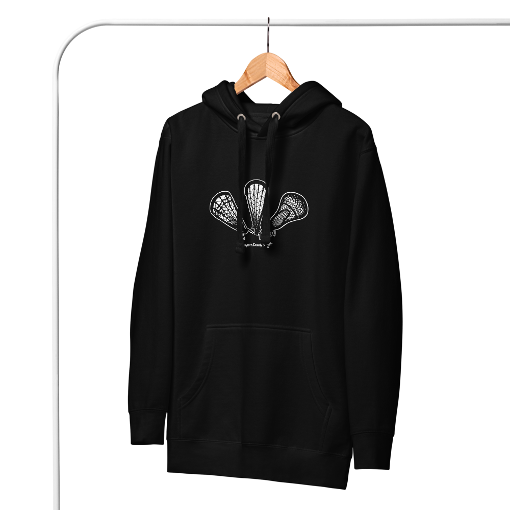 Lacrosse Stick Evolution Hoodie Hoodie Stringers Society Lacrosse