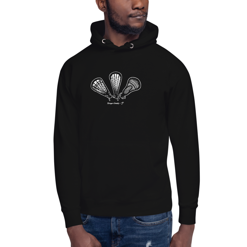 Lacrosse Stick Evolution Hoodie Hoodie Stringers Society Lacrosse