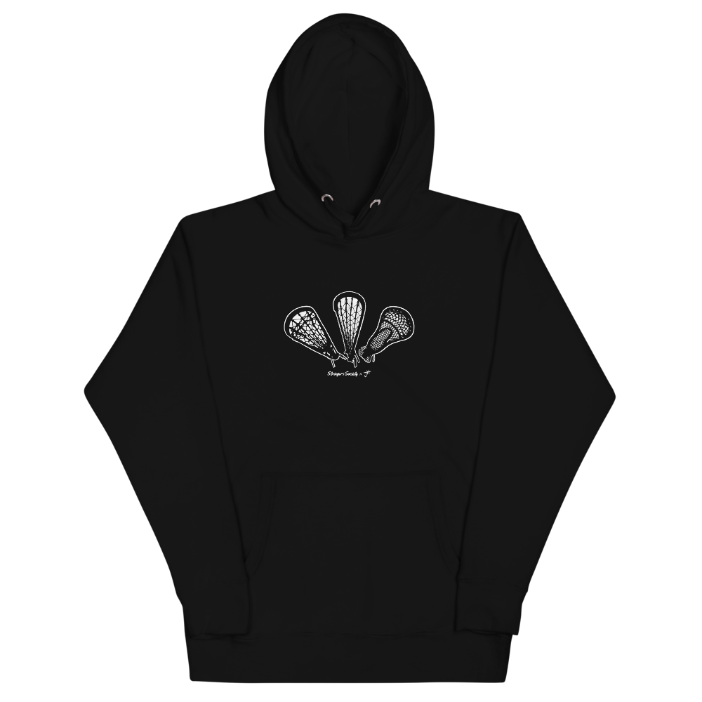 Lacrosse Stick Evolution Hoodie Hoodie Stringers Society Lacrosse