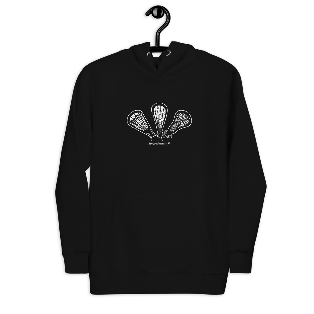 Lacrosse Stick Evolution Hoodie Hoodie Stringers Society Lacrosse