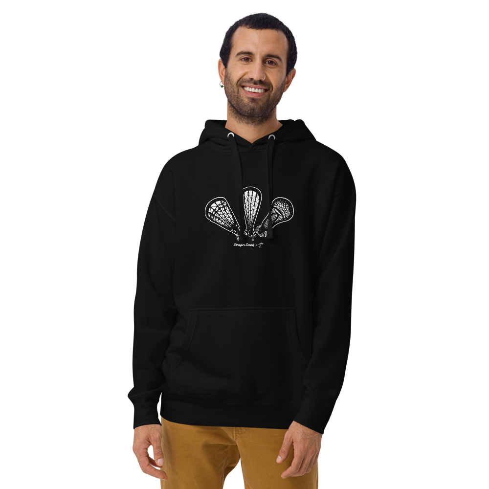Lacrosse Stick Evolution Hoodie Hoodie Stringers Society Lacrosse