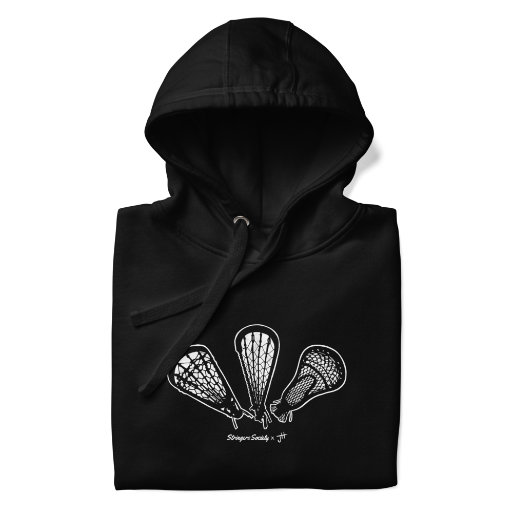 Lacrosse Stick Evolution Hoodie Hoodie Stringers Society Lacrosse
