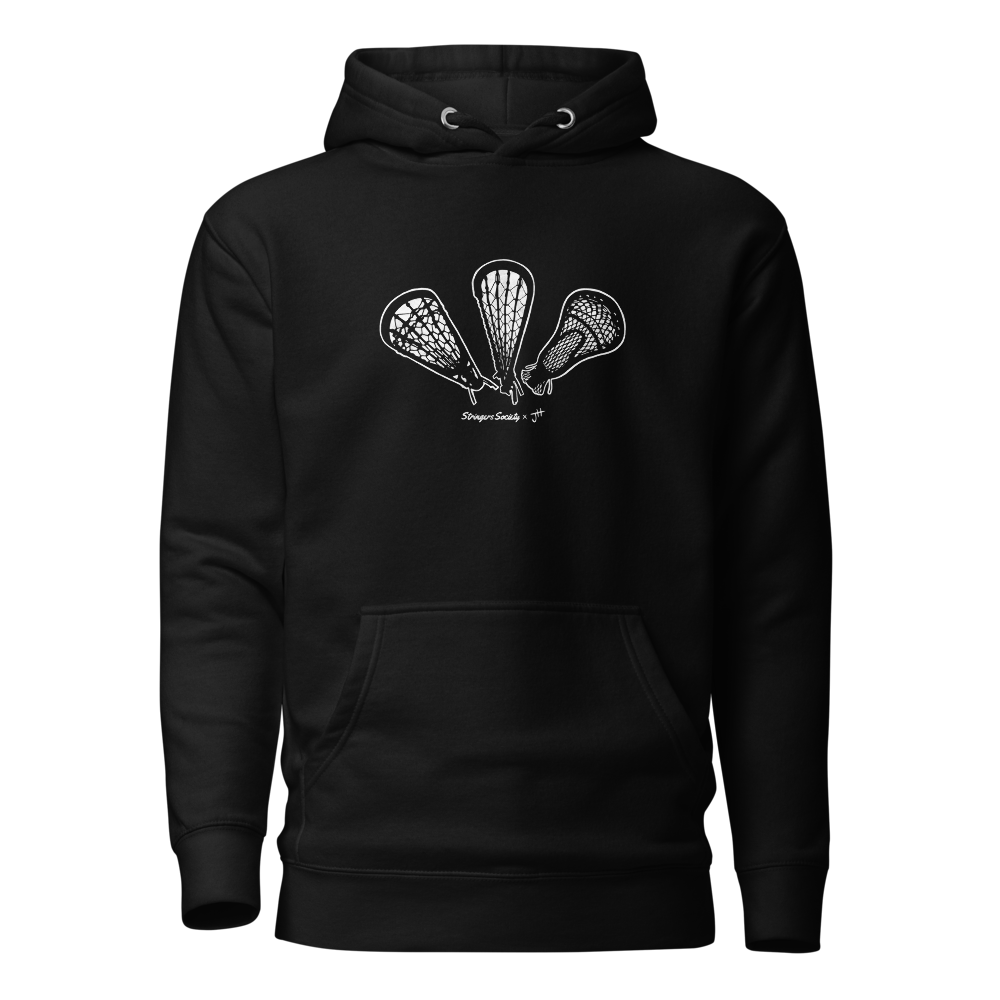 Lacrosse Stick Evolution Hoodie Hoodie Stringers Society Lacrosse