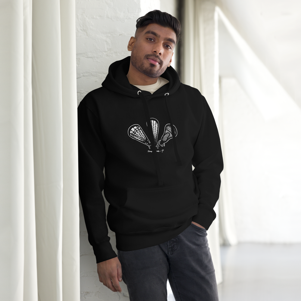 Lacrosse Stick Evolution Hoodie Hoodie Stringers Society Lacrosse