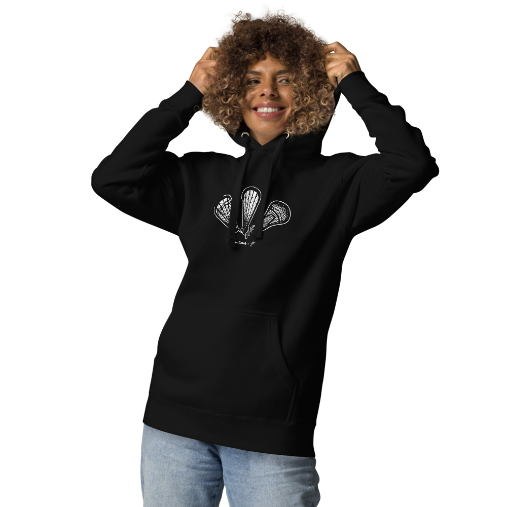 Lacrosse Stick Evolution Hoodie Hoodie Stringers Society Lacrosse