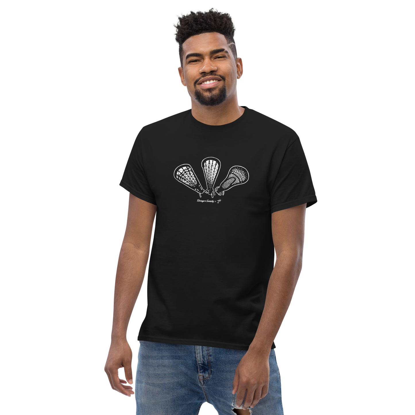Classic Lacrosse Stick Evolution Shirt T-Shirt Stringers Society Lacrosse