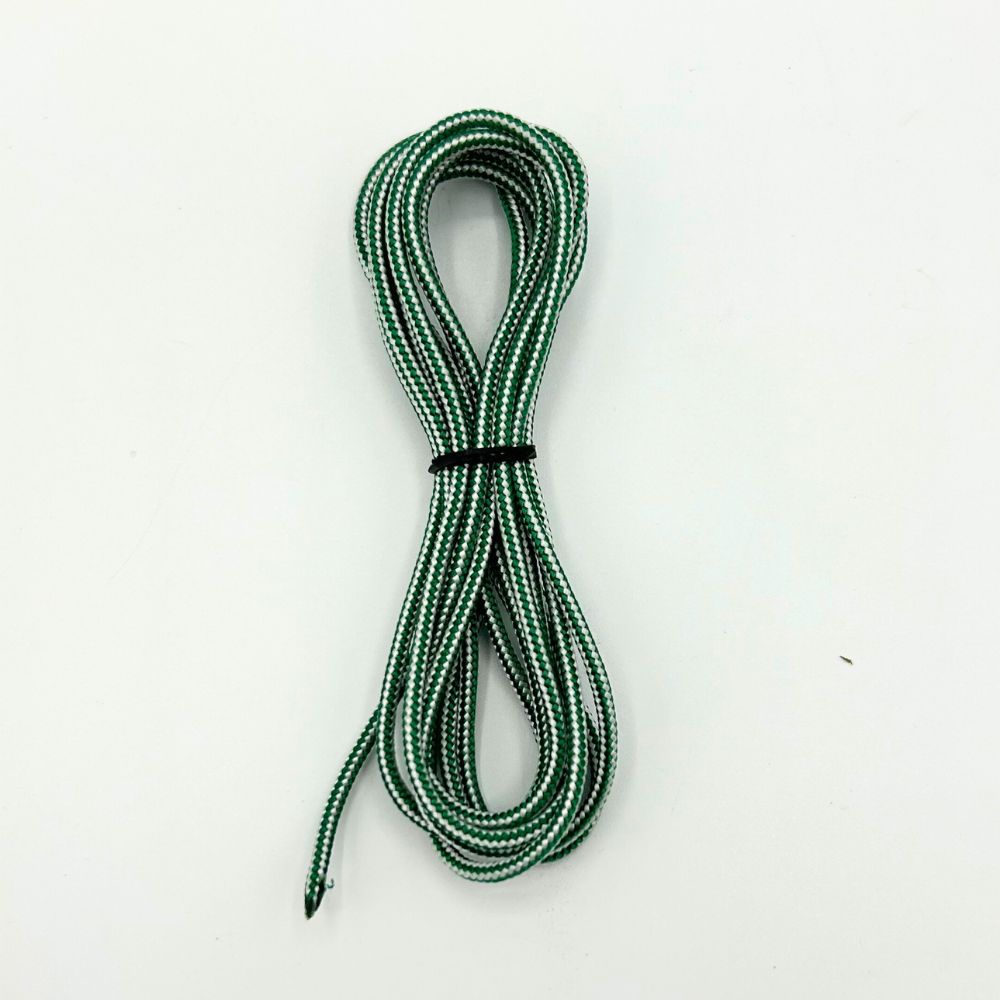 laxroom premium crosslace (green-white) 72 inches