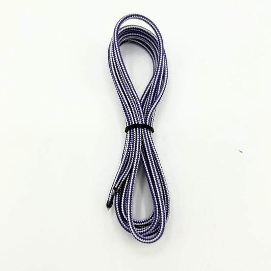 Purple-White Premium Lacrosse Crosslace 72 Inches Lacrosse Crosslace LaxRoom