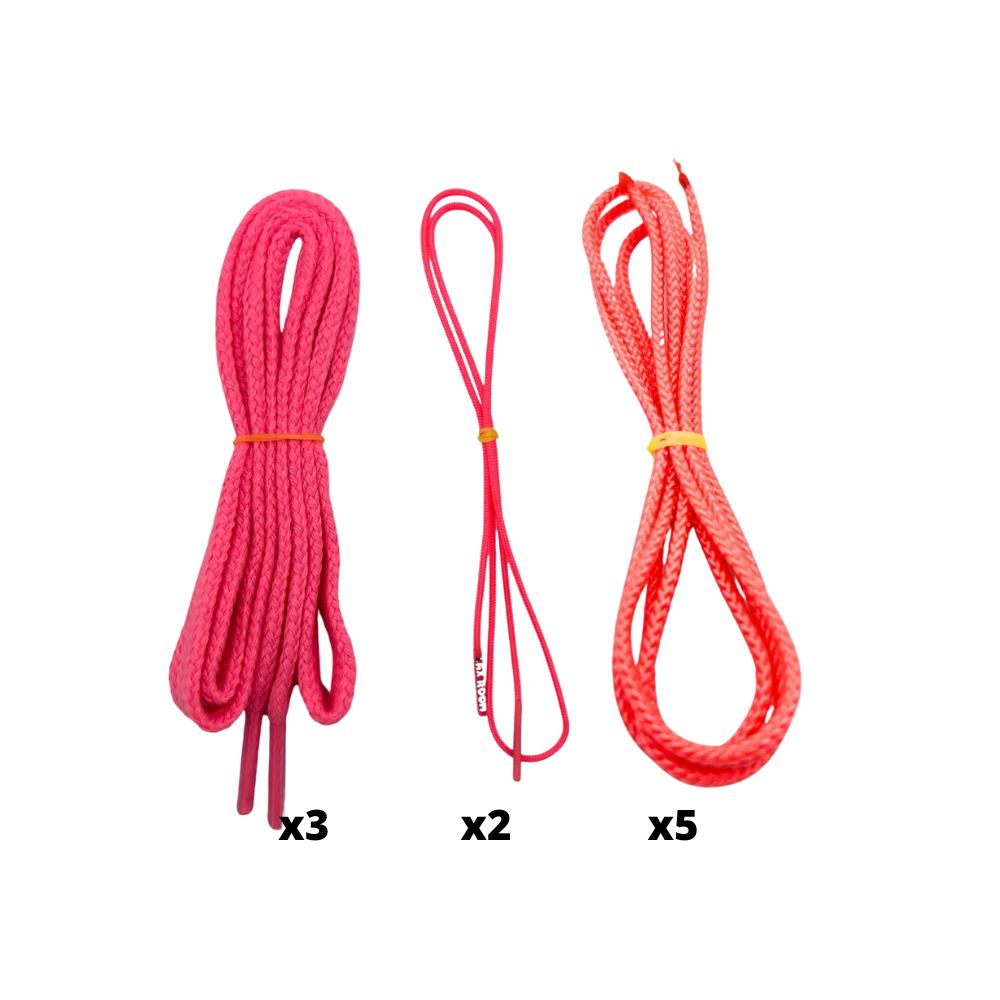 laxroom lacrosse strings (pink)