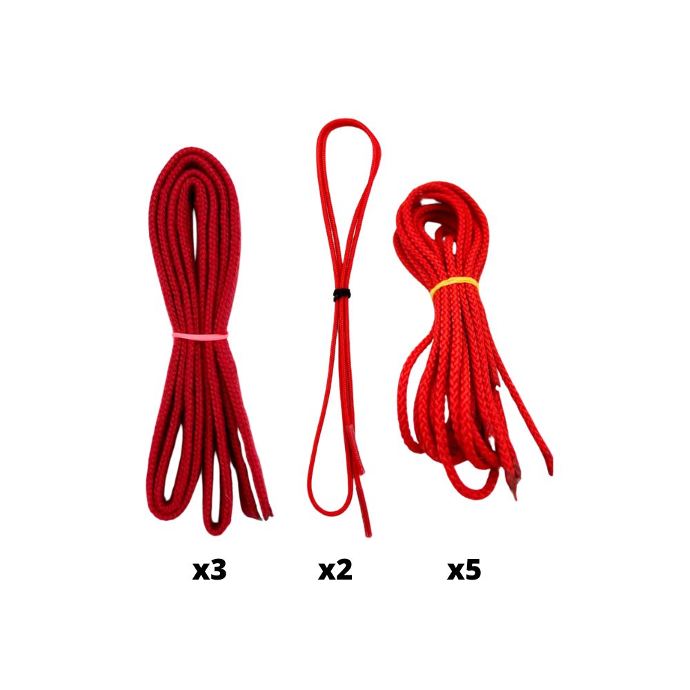 laxroom lacrosse strings (red)