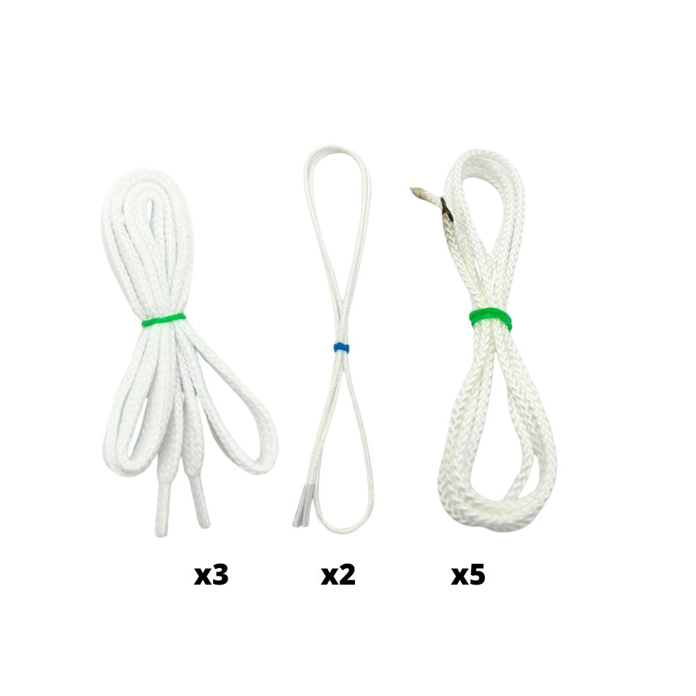 laxroom lacrosse strings (white)