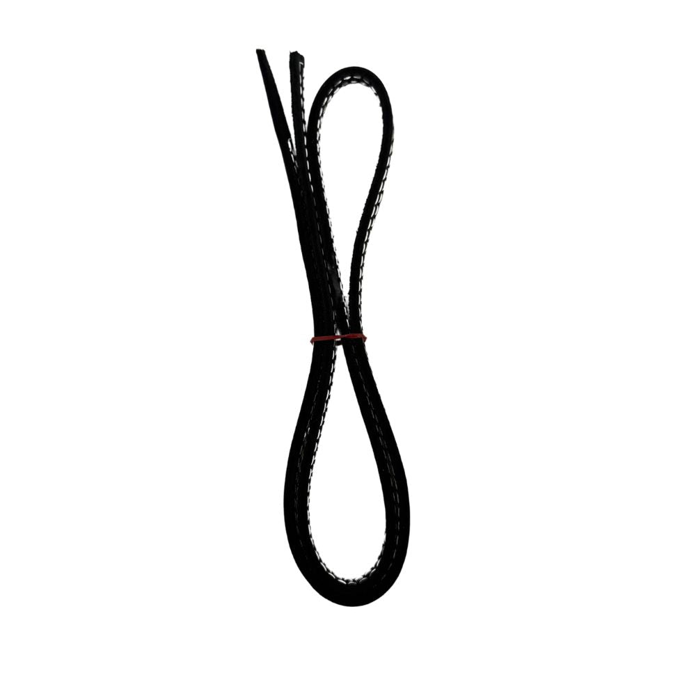 LaxRoom Threaded Lacrosse Leathers (Black White Tracer) Lacrosse Leather LaxRoom
