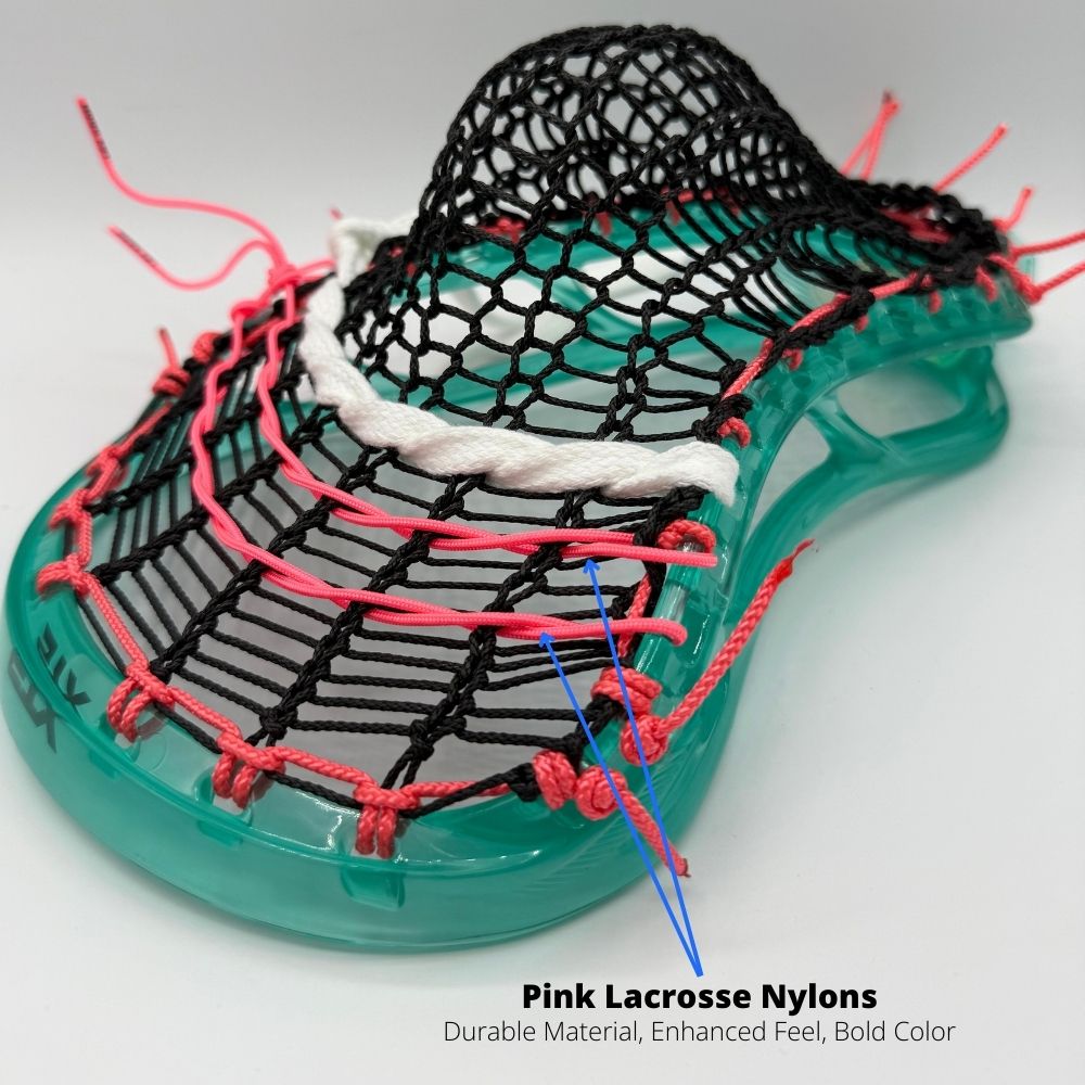 Pink Lacrosse Nylon Lacrosse Shooting Cord LaxRoom