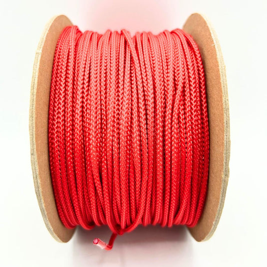Red HT Lacrosse Sidewall String 100 Yard Spool Lacrosse Sidewall String Stringers Shack