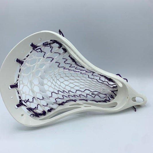 Strung Vintage Warrior Evolyte with Hero 3.0 Semi-Soft Lacrosse Stick Heads Warrior Lacrosse