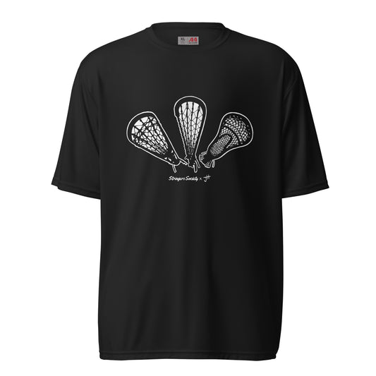 Performance Lacrosse Stick Evolution Shirt S T-Shirt Stringers Society Lacrosse