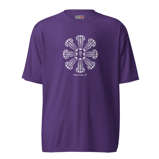 Women's Performance Lacrosse Mandala Shirt Purple T-Shirt Stringers Society Lacrosse