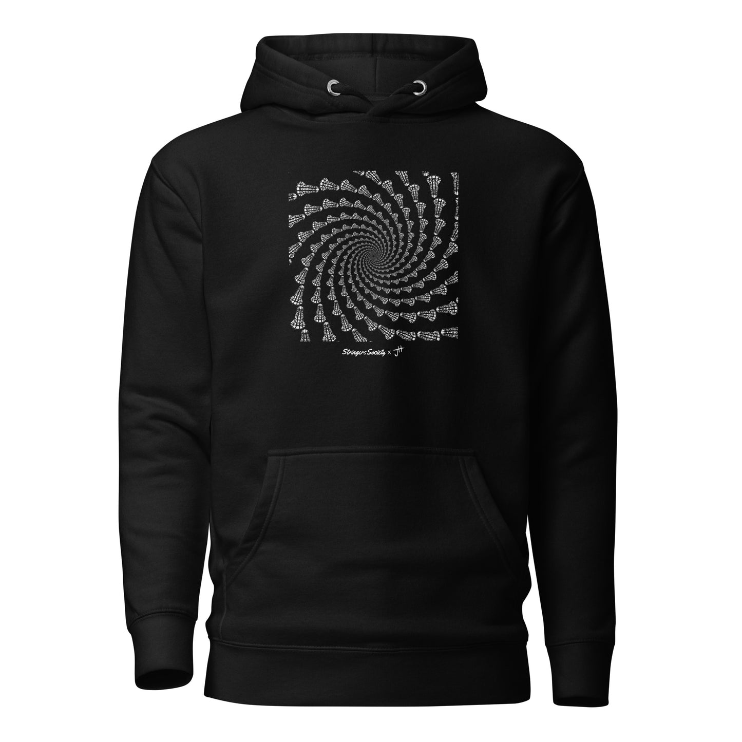 Women's Infinite Lacrosse Stick Spiral Hoodie Hoodie Stringers Society Lacrosse