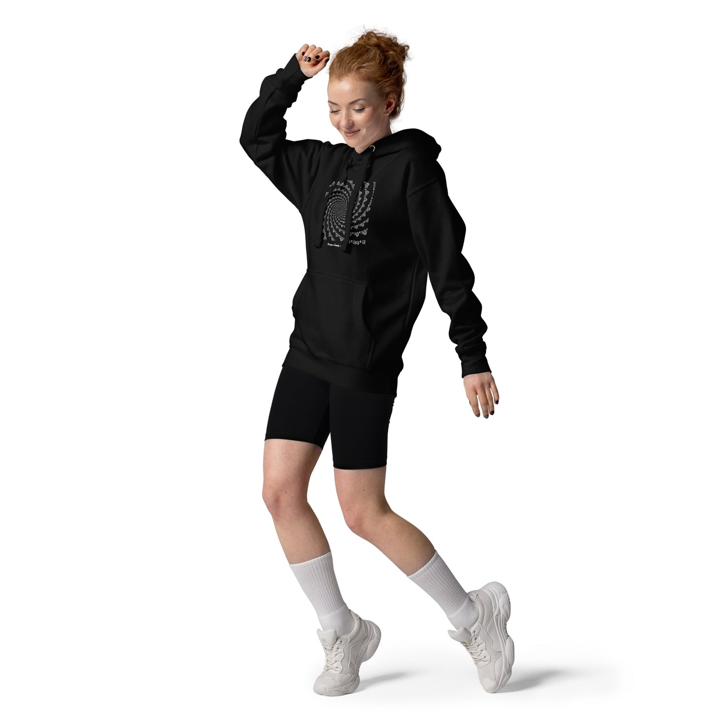 Women's Infinite Lacrosse Stick Spiral Hoodie Hoodie Stringers Society Lacrosse