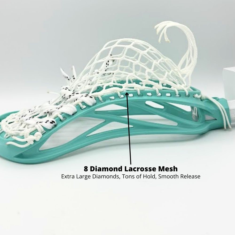 LaxRoom 8-Diamond XPRO Lacrosse Mesh (White) Lacrosse Mesh LaxRoom