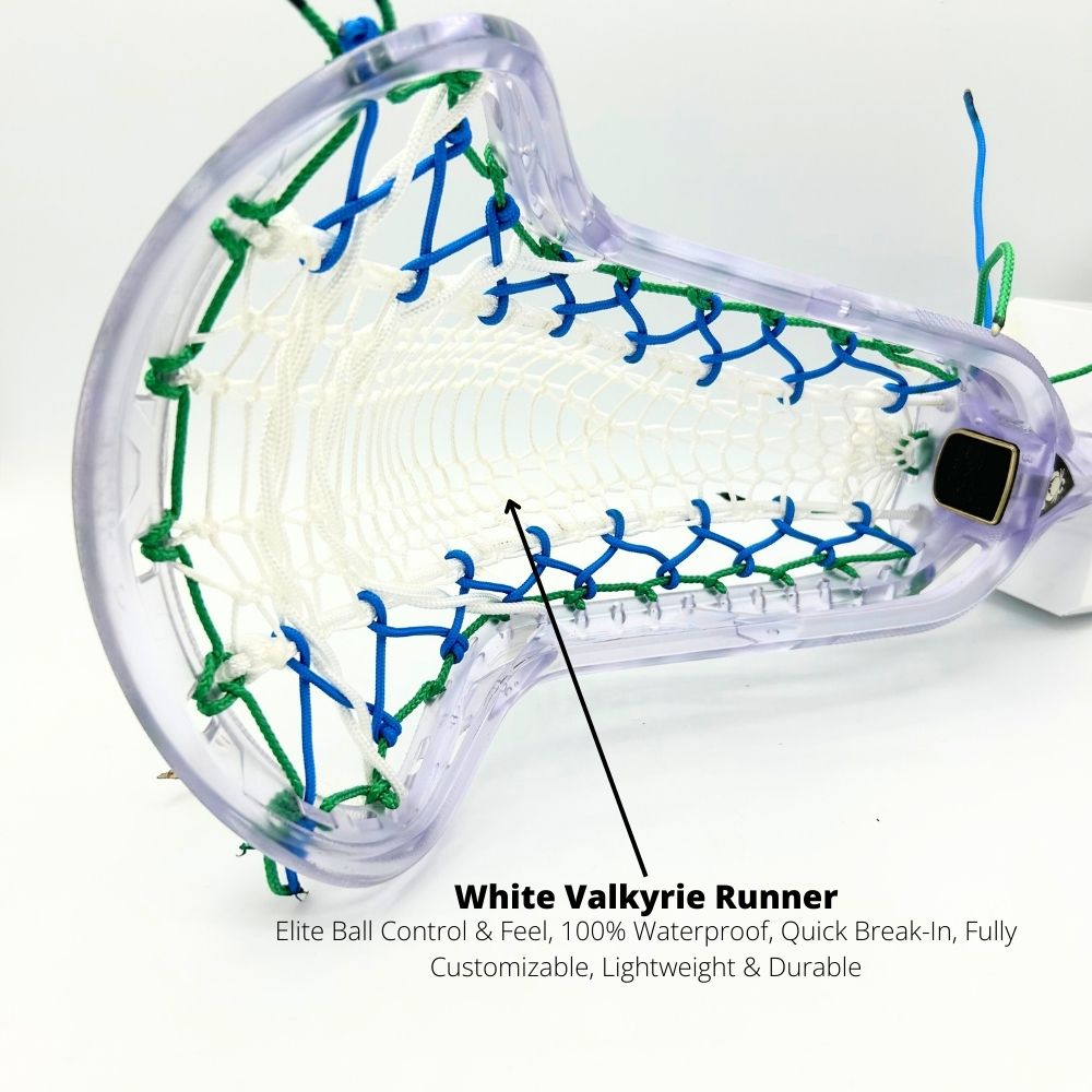 Armor Mesh Women's Valkyrie Runner (White) Lacrosse Mesh Armor Mesh