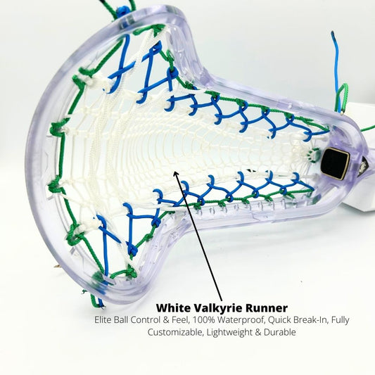 Armor Mesh Women's Valkyrie Runner (White) Lacrosse Mesh Armor Mesh