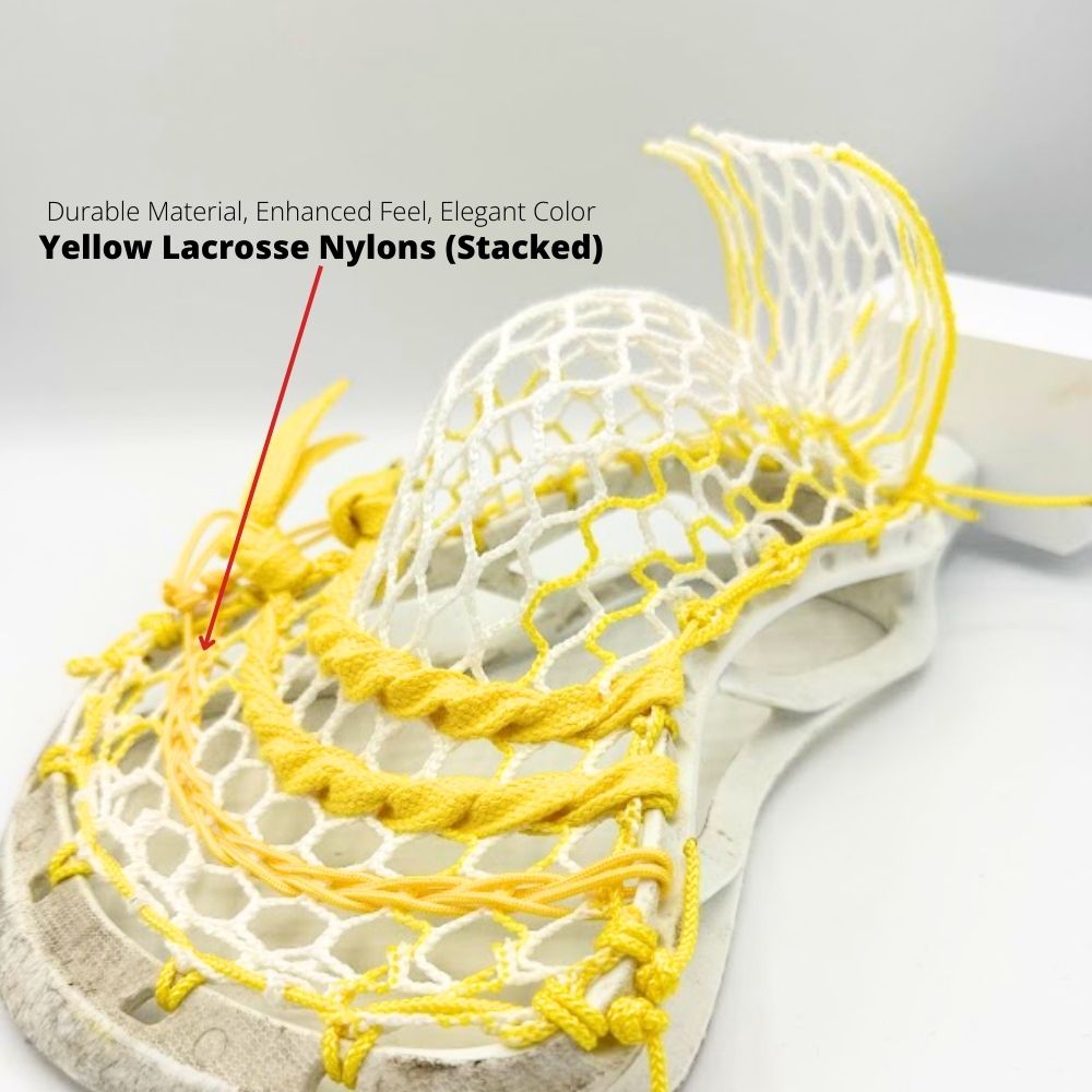 Yellow Lacrosse Nylon Lacrosse Shooting Cord LaxRoom