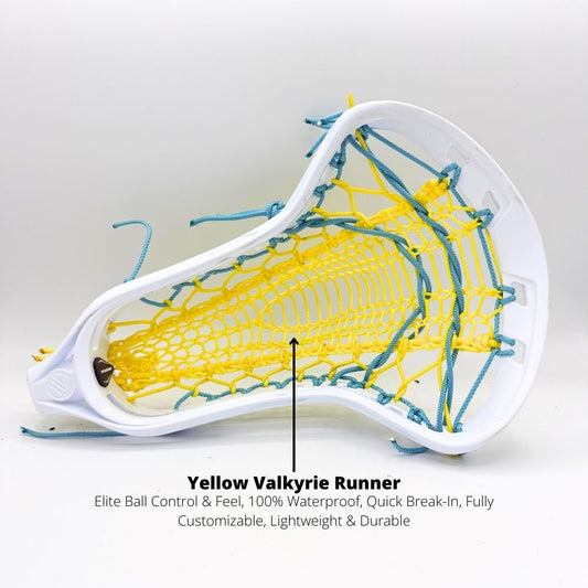 Armor Mesh Women's Valkyrie Runner Stringing Kit (Yellow) Lacrosse Stringing Kit Armor Mesh