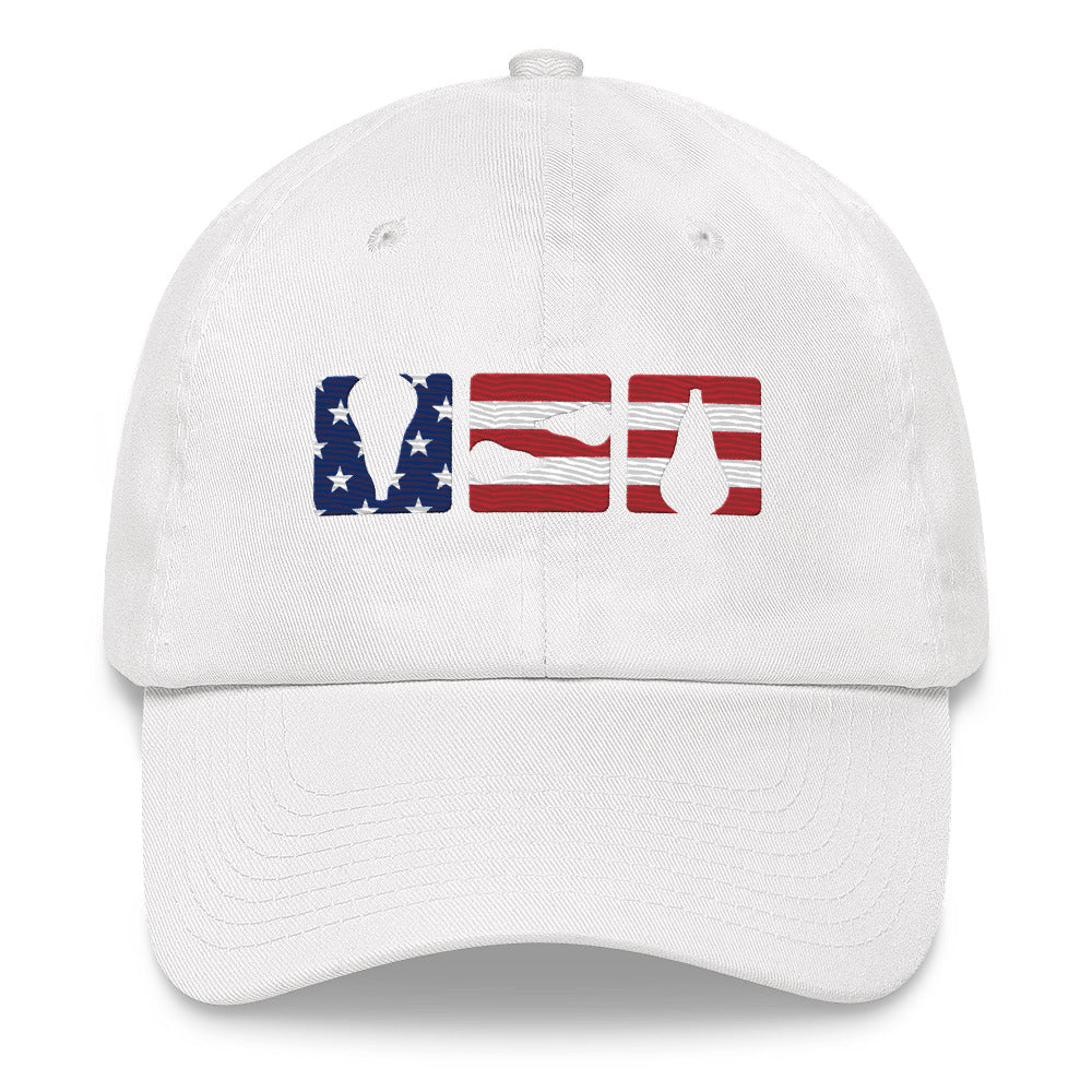 Embroidered American Lacrosse Hat Default Title Hats Stringers Society Lacrosse
