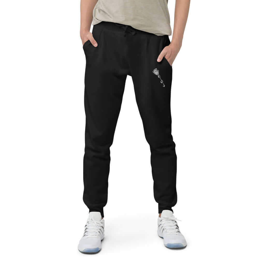 Embroidered Lacrosse Goalie Sweatpants Sweatpants Stringers Society Lacrosse