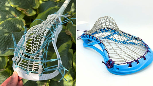 do you need shooting strings with armor mesh womens and mens lacrosse mesh