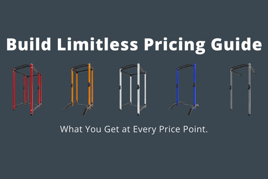 build limitless rack pricing guide and comparison chart for all five rack types