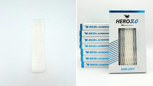 stringers shack g3 xl and ecd hero 3.0 10 diamond lacrosse mesh side-by-side comparison