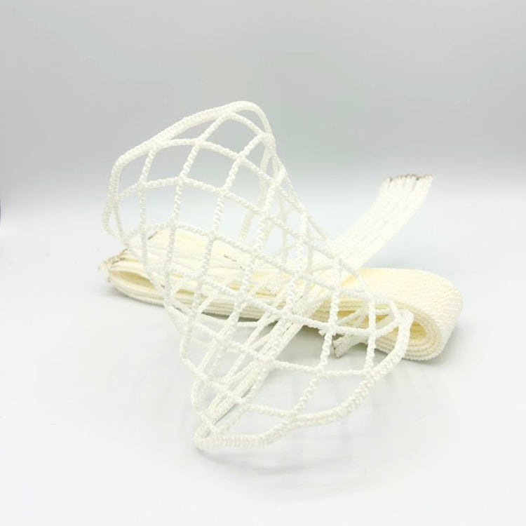 6 diamond lacrosse mesh on a white background