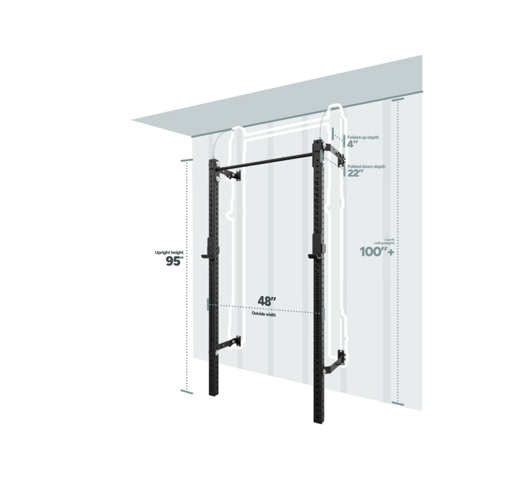 Profile® PRO Squat Rack with Pull-Up Bar