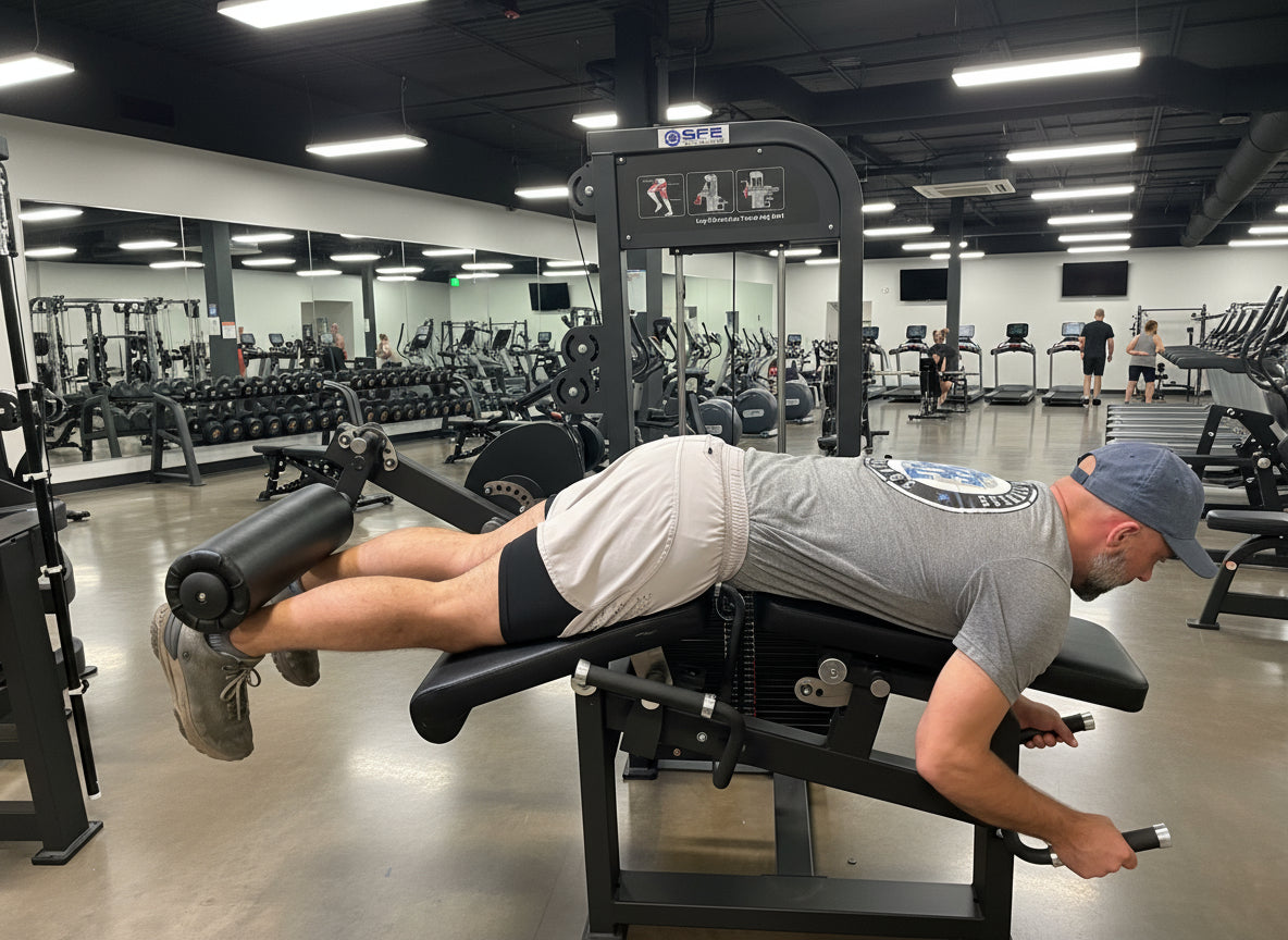 Selectorized Leg Extension & Prone Leg Curl Combo w/250lb weight stack