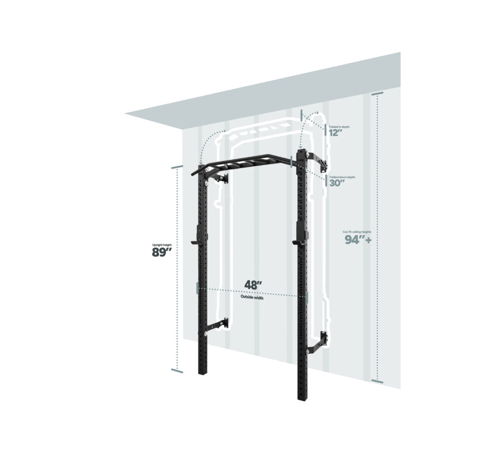 Profile® PRO Squat Rack with Pull-Up Bar