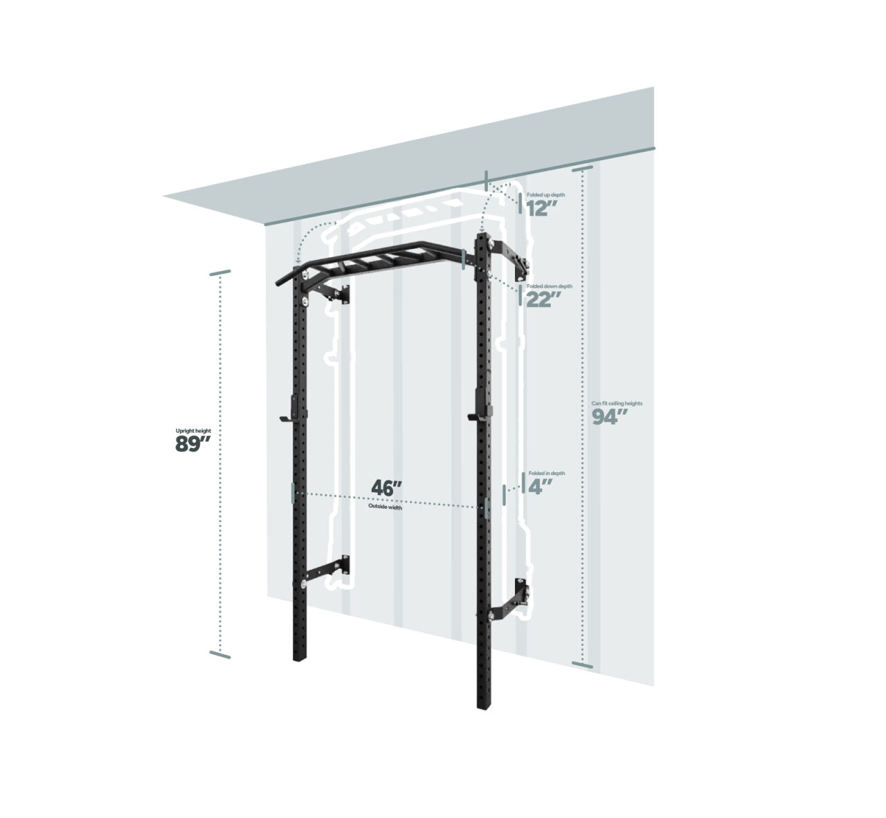 Profile® ONE Squat Rack with Pull-Up Bar
