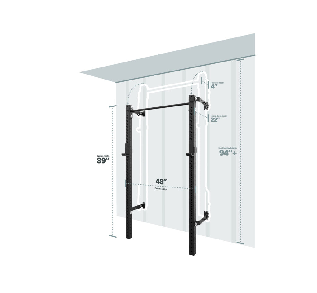 Profile® PRO Squat Rack with Pull-Up Bar