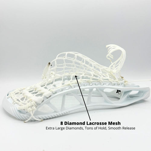 LaxRoom 8-Diamond XPRO Lacrosse Mesh (White) Lacrosse Mesh LaxRoom