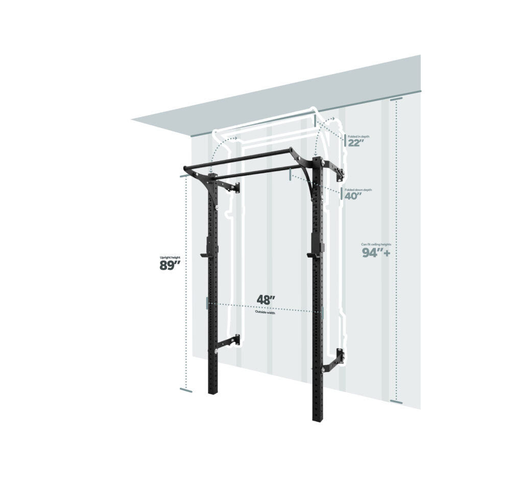 Profile® PRO Squat Rack with Pull-Up Bar