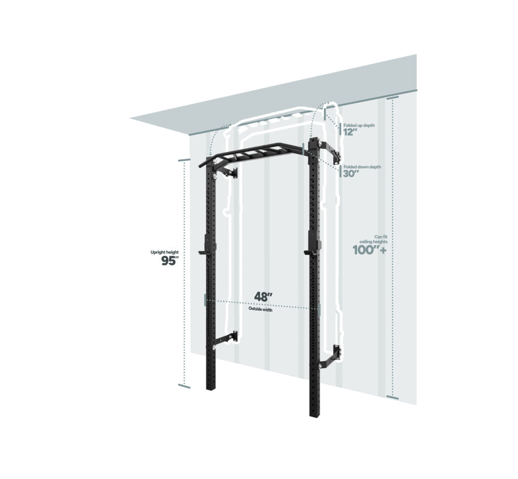 Profile® PRO Squat Rack with Pull-Up Bar